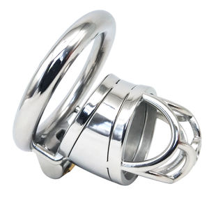 Dispositivo de castidad de metal FRRK pene bloqueado en lujuria pene jaula castidad masculina bloqueo deseo pene jaula juguetes sexuales para hombres - Product Image 5