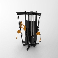 Équipement de fitness multifonctionnel, rack à câbles 3 stations, machine pour la salle de sport et la maison