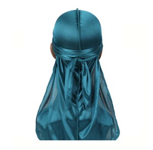 Màu Sắc Rắn In Ấn Lụa Durag Khăn Bán Buôn 360 Sóng Hip-Hop Headwraps Cho Nam Giới Dài Đuôi 360 Du-Rags Bandanas - Product Image 3