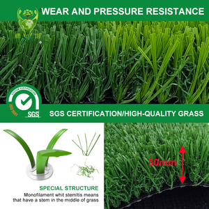 Césped Artificial <span class=keywords><strong>de</strong></span> <span class=keywords><strong>Fútbol</strong></span> <span class=keywords><strong>de</strong></span> PP/PE <span class=keywords><strong>de</strong></span> 30 mm sin Relleno, Césped Sintético Ecológico para Campos <span class=keywords><strong>de</strong></span> <span class=keywords><strong>Fútbol</strong></span>, Escuelas, Jardines <span class=keywords><strong>de</strong></span> Infancia y Campos Deportivos - Product Image 3
