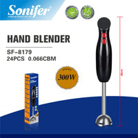Sonifer Mixeur à main SF-8179 300W 14500RPM Lames en acier inoxydable 304 Manche détachable à 2 vitesses pour aliments pour bébés