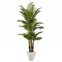 Pot de Palmier Areca Artificiel Plante Artificielle en Pot Plantes Artificielles en Pot Palmier Vert Artificiel Plante Artificielle avec Pot