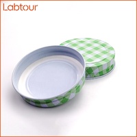 Couvercles en fer blanc personnalisables anti-déversement de qualité alimentaire 86 mm avec trou pour paille pour bouteilles et bocaux à col vissé – Vente en gros