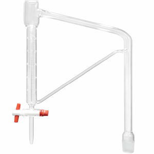 MAYALAB MC25A Aparato Clevenger con Frasco Inferior y Condensador de Vidrio Borosilicato, Equipo de Destilación de Aceites Esenciales, Capacidad de 25ML - Product Image 2