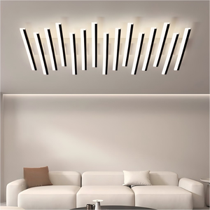 Plafonnier de bureau noir et blanc à la mode conception simple de <span class=keywords><strong>piano</strong></span> pour l'éclairage de plafond de salon luxueux de lumière de chambre - Product Image 4