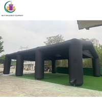 Tente gonflable géante de 18m en plein air, tente de Camping gonflable avec couleur personnalisée