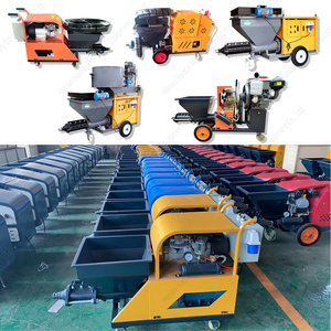 آلة رش قذائف الهاون الإسمنتية في موقع البناء - Product Image 6