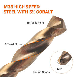 M35 M42 Torção Broca Conjunto HSS Mão Ferramenta Impacto Diamante Revestido Metric Broca - Product Image 4