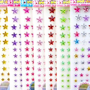 Pegatina acrílica de estrella pentagonal individual para móvil, coche, bricolaje, recompensa - Product Image 4