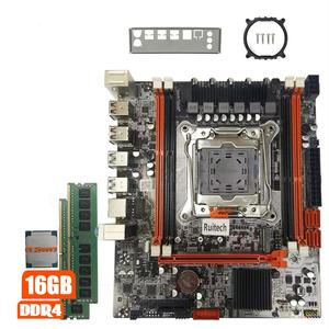 Vente chaude X99 Carte Mère Ensemble avec Xeon E5 2666 V3 LGA2011-3 CPU 2pcs X 8GB = 16GB RAM Mémoire REG ECC DDR4 Double Canaux - Product Image 1