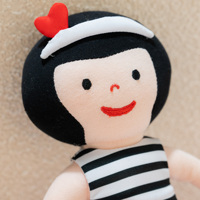 Muñeca de Peluche Personalizada con Personaje de Libro, Juguete de Peluche Suave para Niñas, Muñeca de Tela Personalizada OEM ODM para Regalo y Promoción Infantil