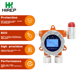 Detector de Gás Duplo de Alta Precisão HIREP LCD HRP-T2000 Certificado ATEX/FCC/SIL para Monitoramento de Ex H2S em Refinarias de Petróleo e Indústria Química - Product Image 1