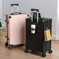 Valise à roulettes personnalisée pour maman, en ABS, avec serrure à code de sécurité, étanche et antivol