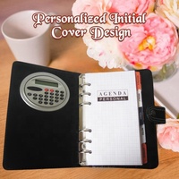 Carnet de notes en cuir personnalisé de haute qualité Longli A5/A4, reliure spirale, impression UV, promotion personnalisée