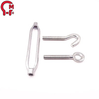 HLM din1480 tendeur de câble en acier inoxydable, corps ouvert galvanisé