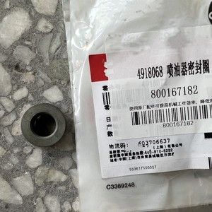 Pièces détachées pour engins de terrassement : Bague d'étanchéité d'injecteur 4918068 800167182 pour excavatrice – Durable et en vente - Product Image 1
