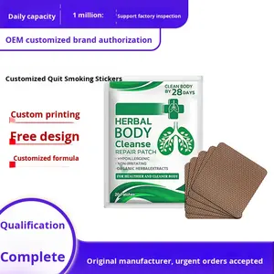 OEM Cross-Border kustom Tubuh Herbal partum merokok Patch meringankan ketidaknyamanan batuk kering tenggorokan perawatan tubuh Henan - Product Image 5