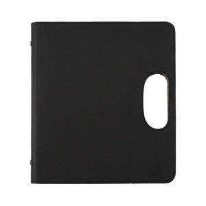 Libreta de Imitación de Cuero de Mano, Carpeta Personalizable con Hojas Sueltas, Bloc de Notas con Ranura para Tarjetas Desmontable, Libreta de Registro para Reuniones de Negocios y Oficina - Product Image 5
