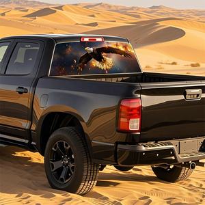 สติกเกอร์ติดกระจกหลังรถยนต์แบบสั่งทำได้สติกเกอร์ติด3D ฟิล์มหล่อไวนิลติดบัง<span class=keywords><strong>แดด</strong></span>ด้านหลัง<span class=keywords><strong>รถยนต์</strong></span> - Product Image 2