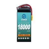 Batterie de drone MG pour opérations de lutte contre les incendies à décollage vertical et portée étendue, 10C 6S 22.2V 18000mAh 800 cycles