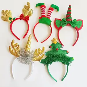 Hot selling Christmas tree unicorn headdress Christmas holiday party dress cute headband manufacturers direct sales