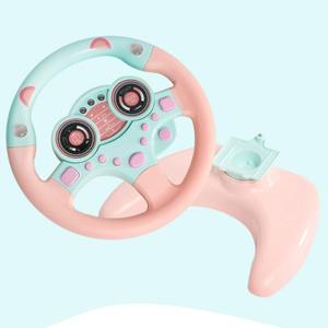 Volante del simulatore del giocattolo del volante di vendita caldo in linea con giocattoli della prima infanzia dei bambini del suono leggero e di guida - Product Image 2