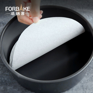 Forbake Silicone Baking Paper Round 6 8 Inch Disposable For Cake Mold Oven Safe - Product Image 1