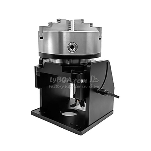 Plateau rotatif LY ZT-D pour soudage laser avec mandrin à 3 mors pour machine de soudage, marquage et gravure laser sans moteur ni entraînement - Product Image 6