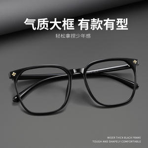 Monture de lunettes Danyang Square pour homme en TR90, modèle 2033, avec verres en plastique extra larges, style rétro, ajustement professionnel - Product Image 3