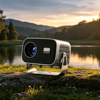 Projecteur LED intelligent Kingsway A10 Mini, 200 lumens, 4K natif, système Android, double WIFI, projecteur domestique de haute qualité