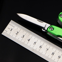 Mini outils de survie de Camping en plein air portables couteau pliant pince multifonction