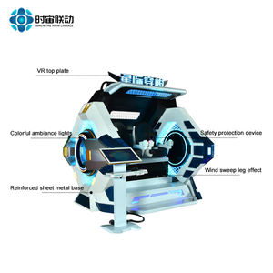 Nouveau siècle gagnez de l'argent VR Machine de jeu réalité virtuelle fabricants d'équipements d'amusement 9D simulateur de cinéma Offre Spéciale - Product Image 5
