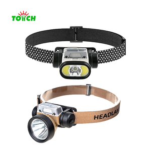 Lampe frontale LED COB à détecteur de mouvement, rechargeable, faisceau large, longue autonomie, mains libres, pour camping, pêche, course à pied en extérieur - Product Image 1