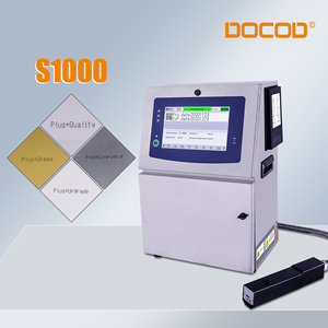 เครื่องพิมพ์อิงค์เจ็ท CIJ รุ่น DOCOD OEM/ODM S1000 สำหรับพิมพ์ตัวอักษรขนาดเล็ก เครื่องพิมพ์รหัสชุดผลิตภัณฑ์ เครื่องพิมพ์วันที่หมดอายุ สำหรับบัตร PVC และท่อ - Product Image 2