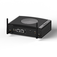 Mini PC Tanpa Kipas Intel Core i3-1215U Generasi ke-12 DDR5 8 USB Dual LAN Grafis Terintegrasi VESA Mount untuk Industri dan Kantor
