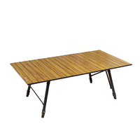 Mesa Plegable Portátil para Exteriores, para Picnic y Camping, de Aleación de Aluminio + Tela Oxford, con Bolsa de Almacenamiento