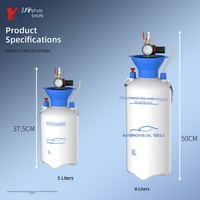 Strumento Manuale Pneumatico per Riempimento Olio Trasmissione Automatica OLIVER, Compatibile con Auto, Capacità 5L/8L