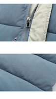 Manteau d'hiver en coton personnalisé, veste bouffante imperméable pour garçon et fille, vestes en duvet rembourrées pour enfants, veste d'hiver respirante