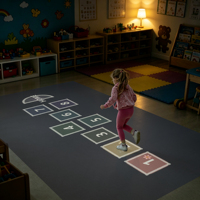 Système d'entraînement sportif interactif par projection murale de réalité virtuelle haute précision pour jeu de tir multijoueur en salle