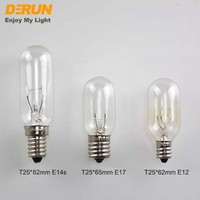 Ampoules de réfrigérateur transparentes E12 E14 E17 T20 T22 T25 T26 T30 Ba15d 10W 15W 230V, ampoule incandescente, INC-MINI-E14