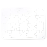 Vente en gros Sublimation 24 50 100 pièces de puzzle pour impression d'image personnalisée puzzle vierge