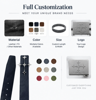 Ceinture en cuir avec boucle en métal en forme d'étoile à quatre branches personnalisée, ceinture large vintage gothique pour femmes, pour la décoration des vêtements