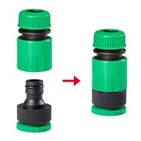 Ensemble d'adaptateurs de raccordement rapide pour tuyau d'arrosage de jardin en ABS, embout double mâle 1/2'', rallonge pour tuyau d'arrosage