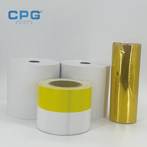 Papel Térmico para Recibos, sin Fenol, 57x40mm, 65gsm, Rollo de Papel para Terminales de Tarjetas de Crédito y Cajas Registradoras, Venta al Por Mayor del Fabricante - Product Image 1