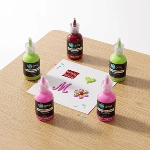 <span class=keywords><strong>Pintura</strong></span> Textil Personalizable al por Mayor, No Tóxica, Lavable, 24 Colores, Juego de 30 ml, <span class=keywords><strong>Pintura</strong></span> Permanente <span class=keywords><strong>para</strong></span> Tela, <span class=keywords><strong>Pintura</strong></span> Brillante <span class=keywords><strong>para</strong></span> Tela - Product Image 1