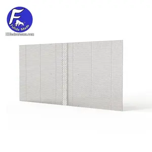 Panel de película de cortina grande, adhesivo flexible para interiores, Hd, Led, cristal, pantalla transparente, P3.91, P6.25, P10