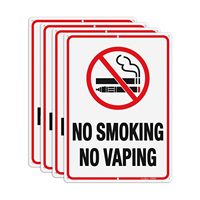Panneaux Interdiction de Fumer, Interdiction de Fumer des Vapes, 10 x 7 Pouces, Aluminium Durable, Étanche, Protection UV, Utilisation Intérieure ou Extérieure, Panneau d'Avertissement