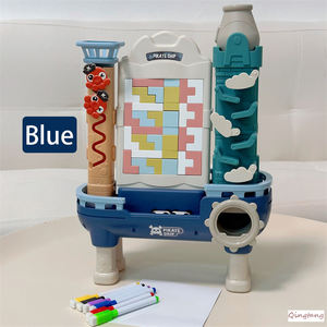 Jeu éducatif pour enfants multifonctionnel 4-en-1 <span class=keywords><strong>bateau</strong></span> <span class=keywords><strong>pirate</strong></span> jouets 3D Machine Puzzle planche à dessin pour jouets de 3 à 6 ans - Product Image 3