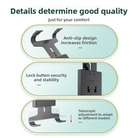 Adaptateurs de montage VESA pour tablette ABS pour 75*75mm compatibles avec le support d'écran