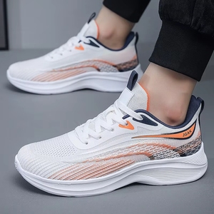Chaussures de course pour hommes en maille grande taille, respirantes et légères, pour l'été, décontractées et sportives, avec logo imprimé en 3D, exportation transfrontalière - Product Image 4
